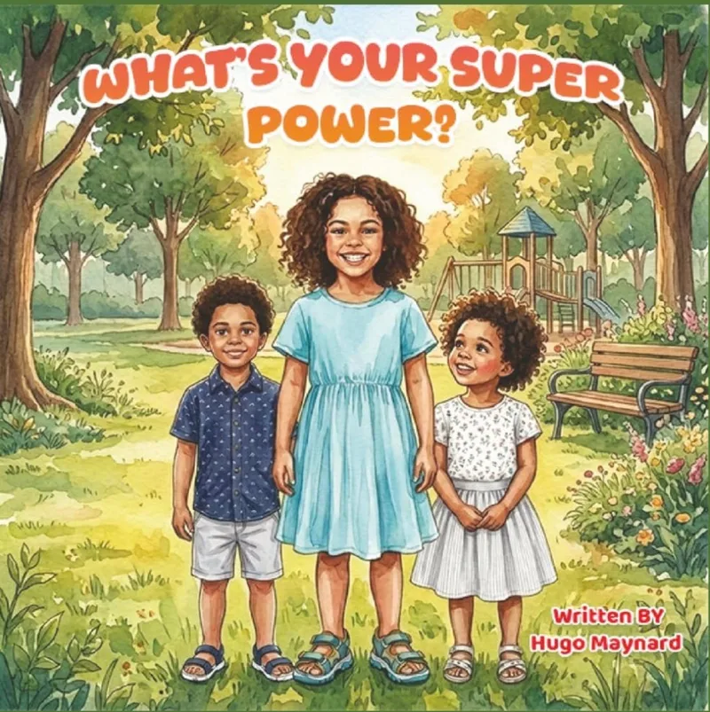 What’s Your Super Power? by Hugo Maynard, book cover